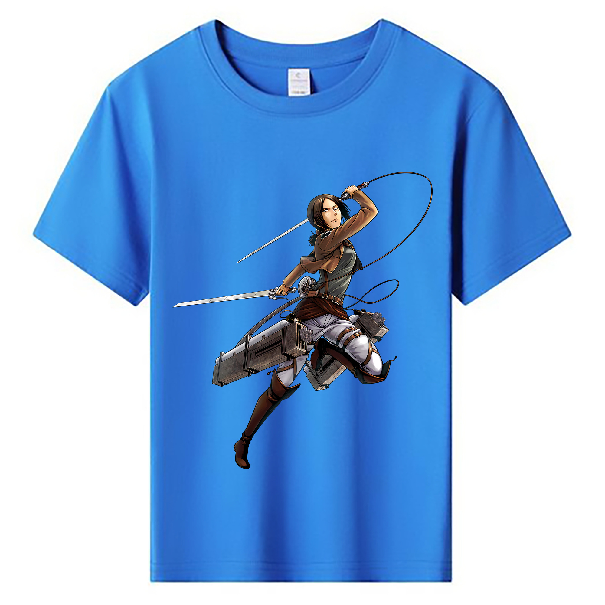 （画像用） 進撃の巨人 Attack on Titan 綿100％キッズTシャツ（フロントプリント）